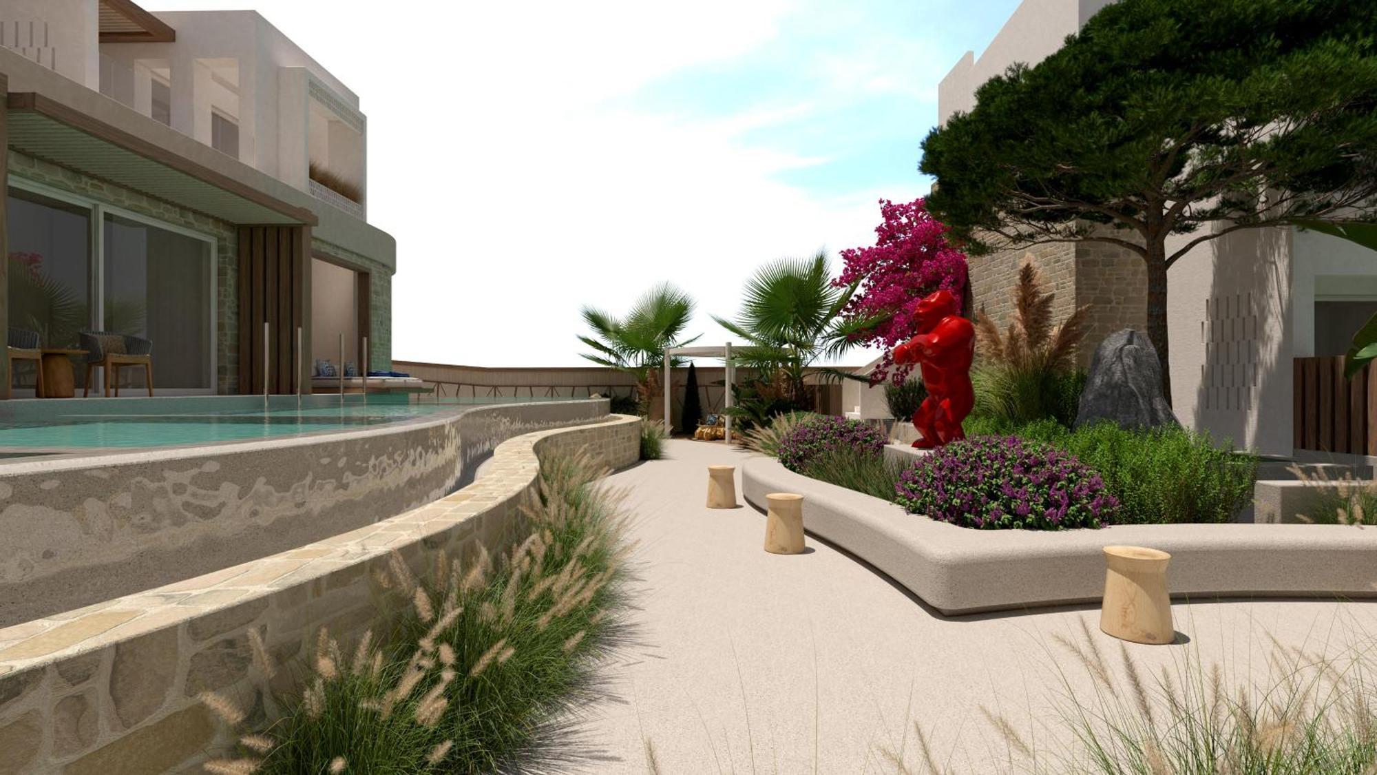 Uzenie All Suites Boutique Resort (Adults Only) Adelianos Kampos Eksteriør billede