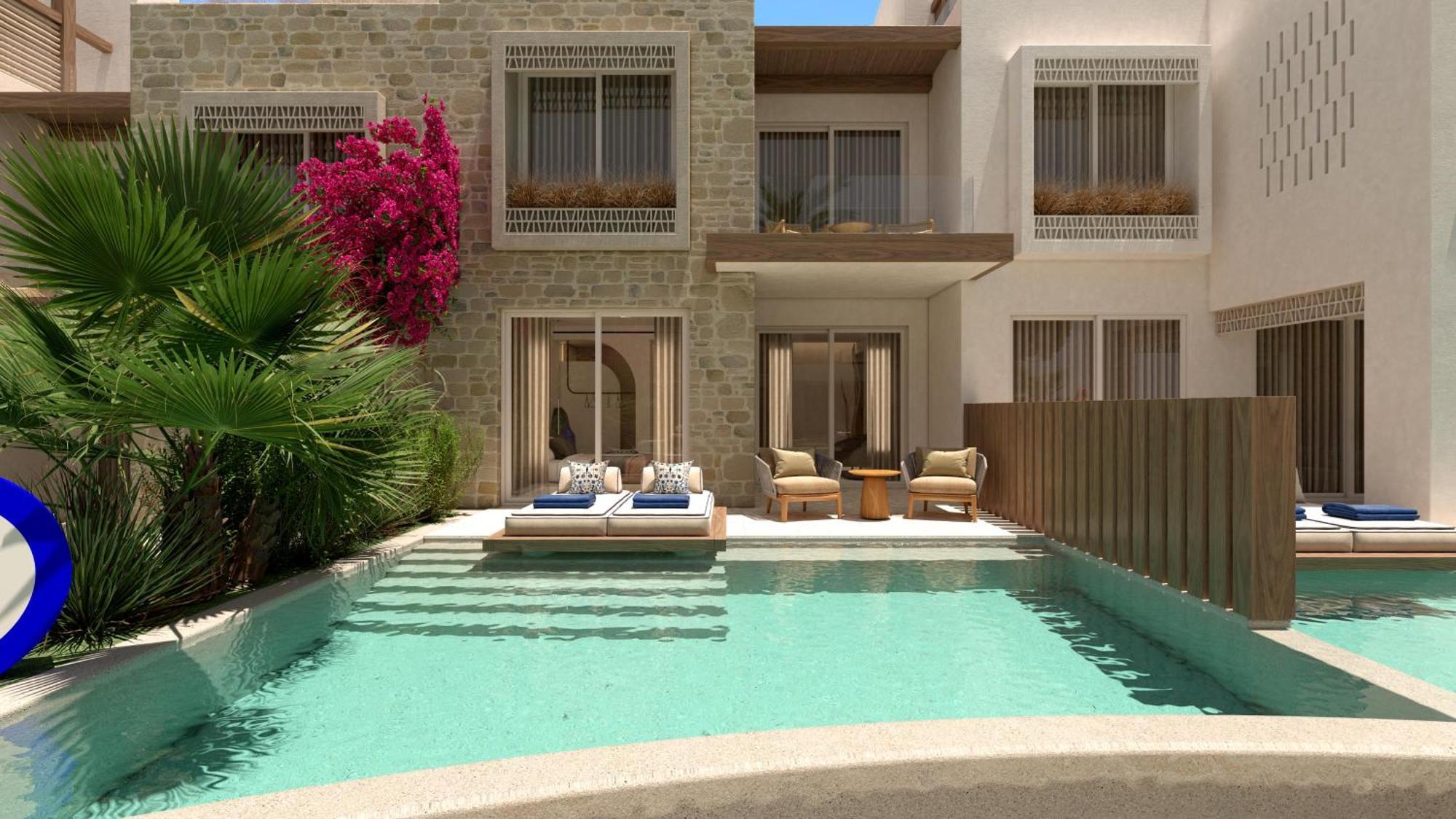 Uzenie All Suites Boutique Resort (Adults Only) Adelianos Kampos Eksteriør billede